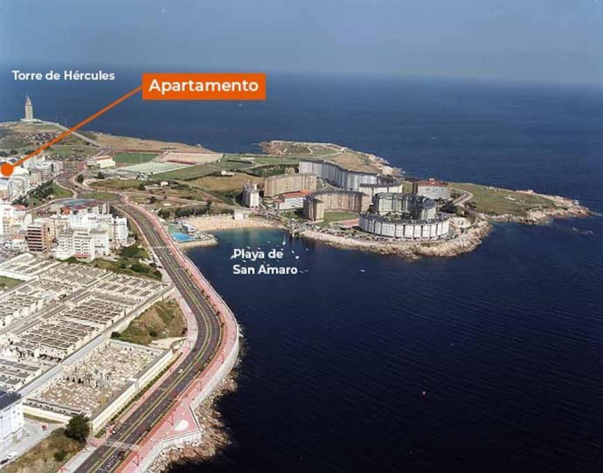 Apartamento Torre De Hercules A Coruña Exterior foto